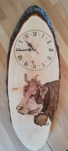 Denise Clivaz horloge vache